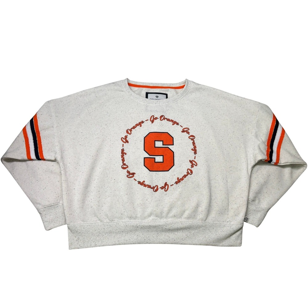 Colosseum Syracuse University Sweatshirt Womens XL Grey Go Orange‎ NWOT